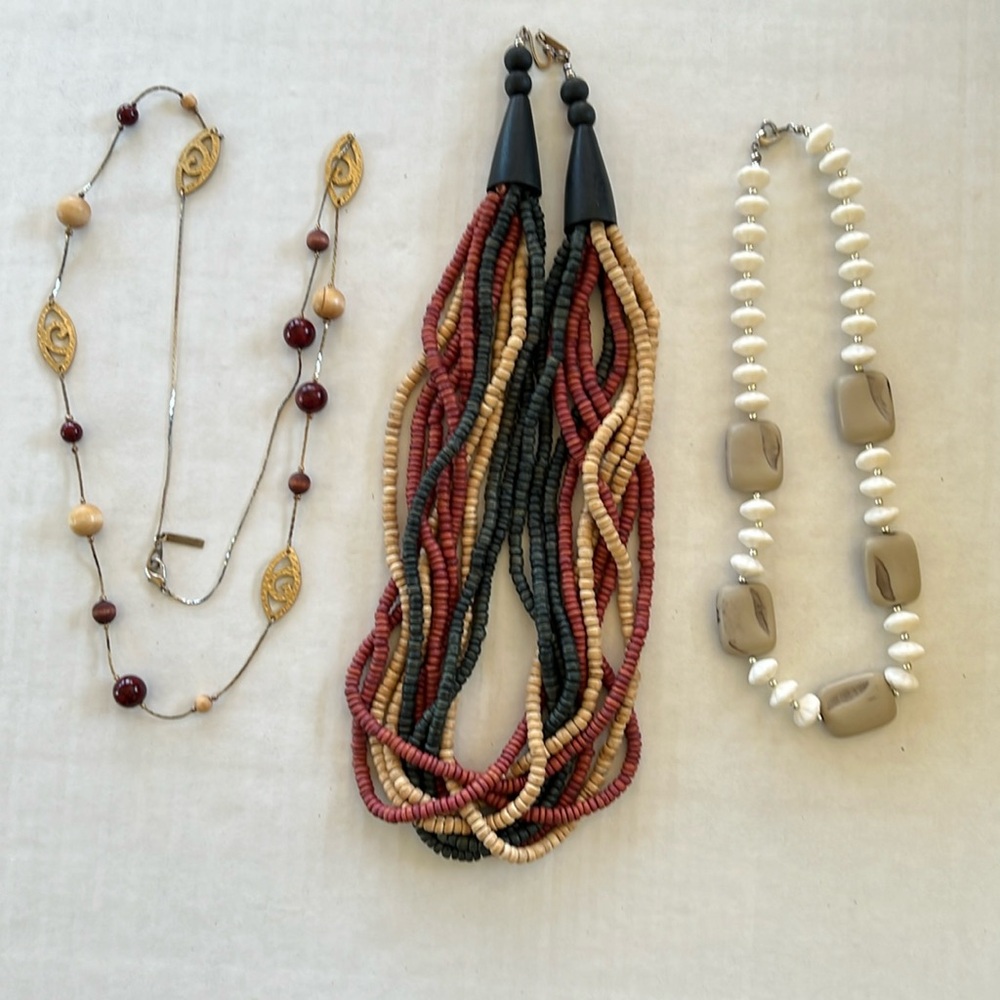 Necklace Bundle. Three nature-inspired necklace colors.